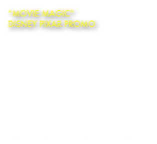 “Movie Magic”
Disney Pixar Promo
Client: Disney Channel Asia

Music Composer: Jon Brooks
Guitars: Raymund Wee

Happy, upbeat and positive instrumental music.

Duration: 60 secs

YouTube Channel:
http://www.youtube.com/jonbrookscomposer